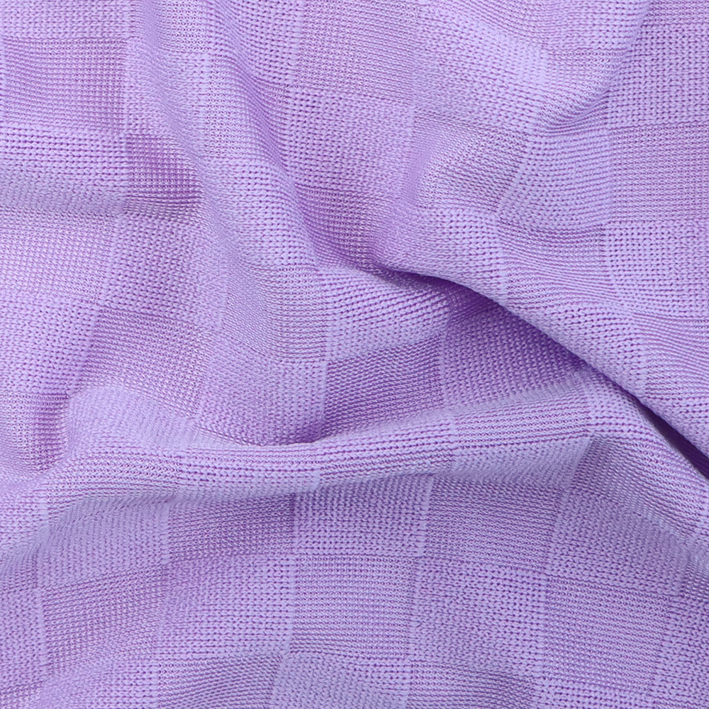 Polyester Spandex Checkerboard Ice Silk Fabric