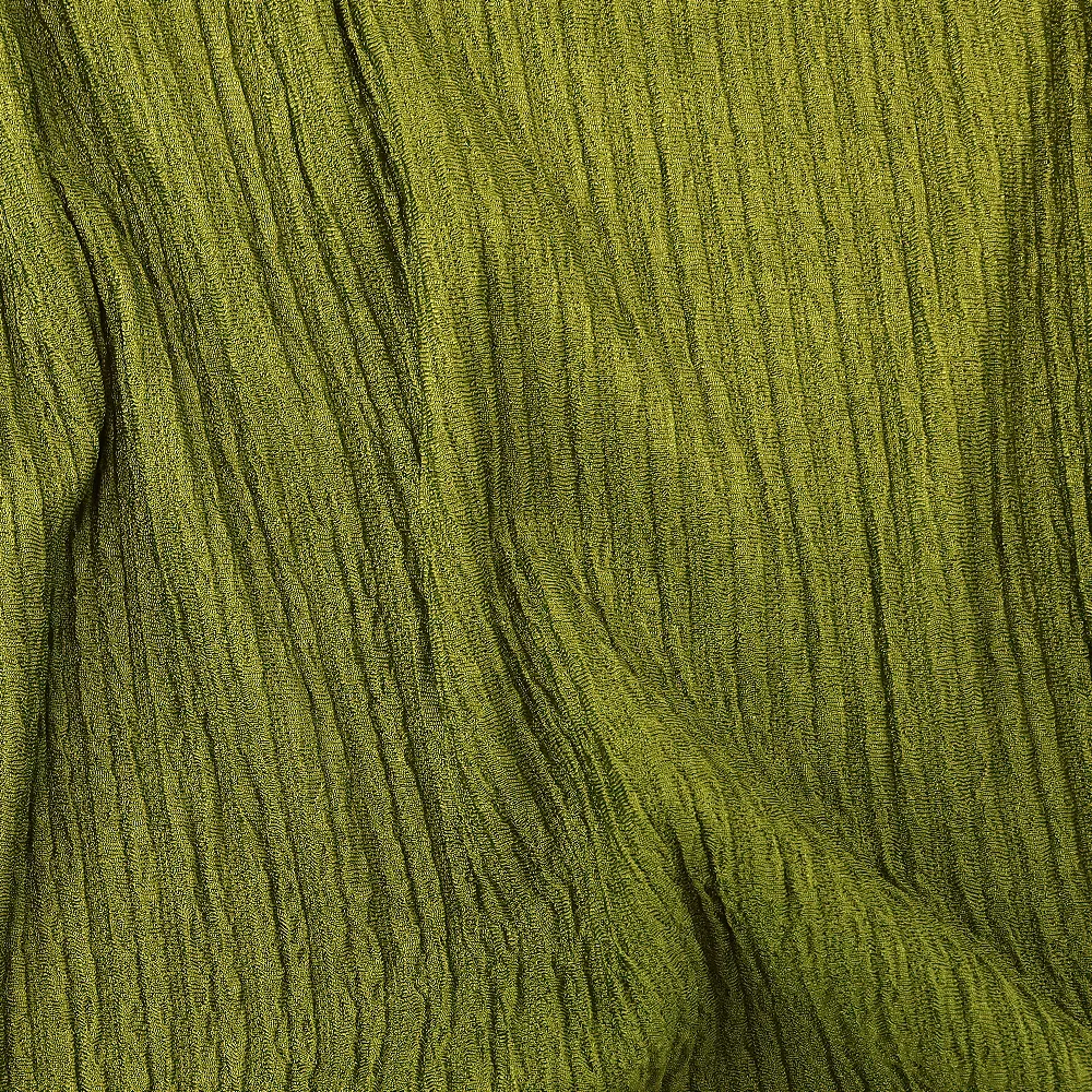 Polyester Spandex Crinkle Pleated Fabric